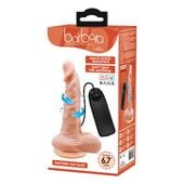 Penis Z Jądrami Wibrujące Dildo Z Przyssawką Mocne