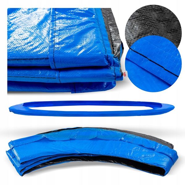 Osłona SPRĘŻYN do TRAMPOLINY 252 cm 8ft MOCNA MATA zdjęcie 1