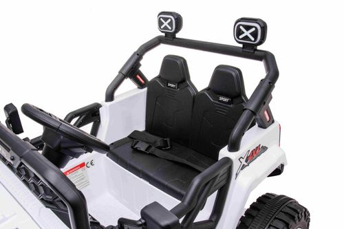 Auto na akumulator Pojazd OFF ROAD Speed Biały 4x4 na Arena.pl