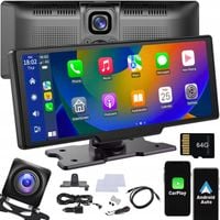RADIO STACJA MULTIMEDIALNA MONITOR ANDROID AUTO APPLE CARPLAY 2 KAMERY