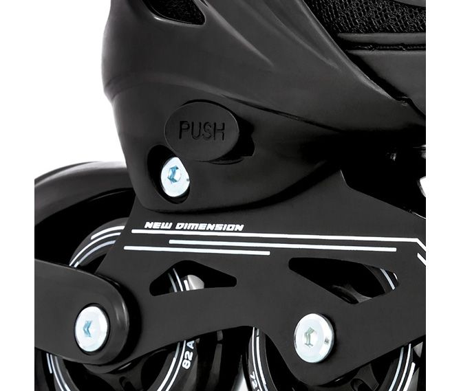 Rolki Regulowane RAVEN Drill Black 34-37 zdjęcie 4