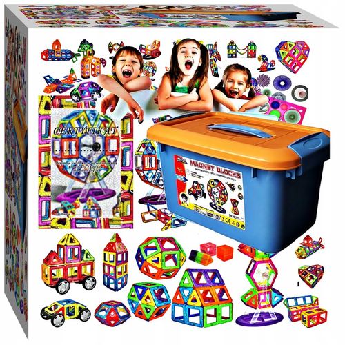 Klocki Magnetyczne Bardzo Duże Elementy – Buduj, Twórz I Odkrywaj Świat na Arena.pl