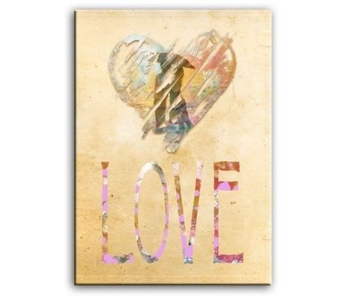 Obraz 50x70cm LOVE RETRO grafika na Arena.pl