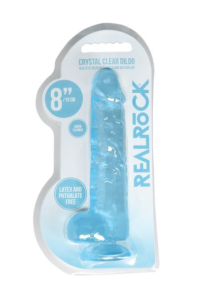 Realistic Dildo With Balls - 8""""/ 21 Cm zdjęcie 1
