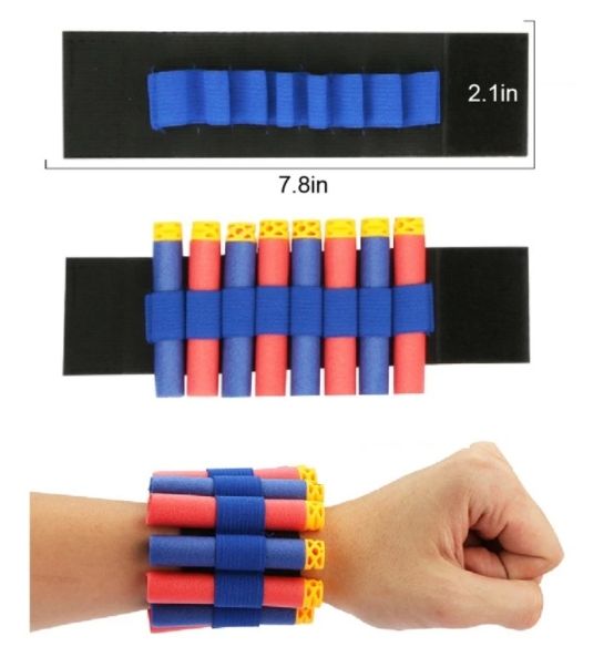 ZESTAW do NERF kamizelka STRZAŁKI MAGAZYNKI E072 zdjęcie 3