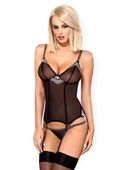 Seksowny Gorset i Figi - Obsessive 840-COR-1 L/XL