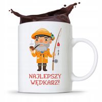 Kubek Prezent Wędkarza Rybaka Najlepszy Wędkarz Z Nadrukiem Ze Zdjęciem