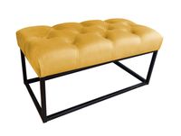 Ławka CHESTERFIELD LOFT MG15 pufa podnóżek metal