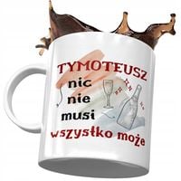 Kubek Dla Tymoteusza Kolegi Przyjaciela Prezent Z Nadrukiem Ze Zdjęciem