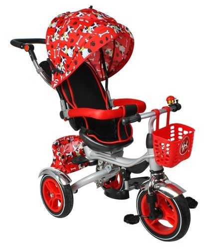 Rowerek trzykołowy Kruzzel RT6051 czerwony na Arena.pl