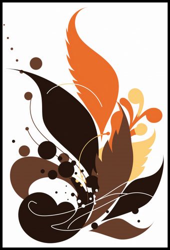 Plakat 68x101cm Ognie Jesienne na Arena.pl