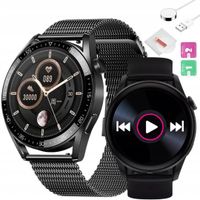 Smartwatch ZeeTech Smartwatch zegarek pomiary rozmowy czarny