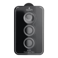 Osłona aparatu PROTECTOR 9H + aplikator do SAMSUNG A35 czarna