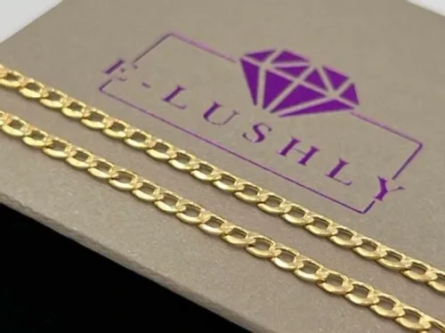 ZŁOTY ŁAŃCUSZEK pr.585 PANCERKA NASZYJNIK 45cm na Arena.pl