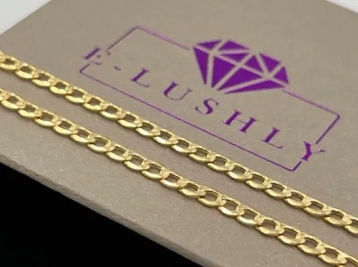 ZŁOTY ŁAŃCUSZEK pr.585 PANCERKA NASZYJNIK 45cm zdjęcie 2