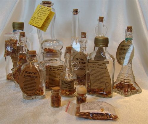 Nalewka bursztynowa saszetka na 500ml nalewki na Arena.pl