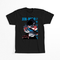 Koszulka Czarna - Solo Leveling - WYBIERZ KOLOR KOSZULKI I FASON Damska XL