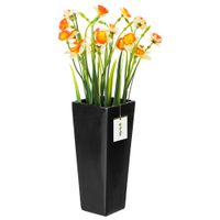 Wazon Ceramiczny Trapez  Czarny flakon