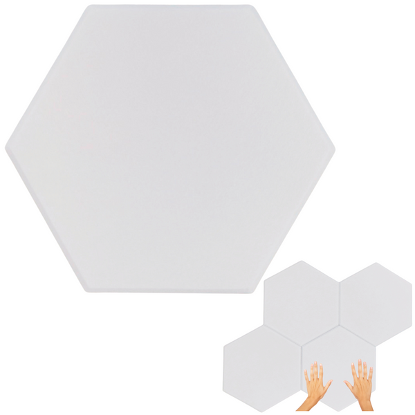 Panele Ścienne Filcowe 3D Heksagon Zagłówek Samoprzylepne Akustyczne Soft zdjęcie 2