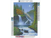 MAGICZNY WODOSPAD  HAFT DIAMENTOWY