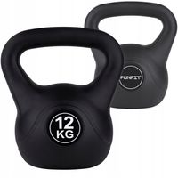 KETTLEBELL KETTLE ODWAŻNIK OBIĄŻENIE DO ĆWICZEŃ FUNFIT GYM&FITNESS 12 KG