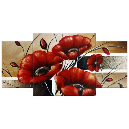 Fotoobraz 80X40 Polne Maki na Arena.pl