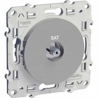 ODACE Gniazdo R/TV/SAT końcowe biały S52D460 Schneider