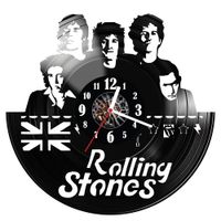 Zegar ścienny z płyty winylowej The rolling stones 400.14