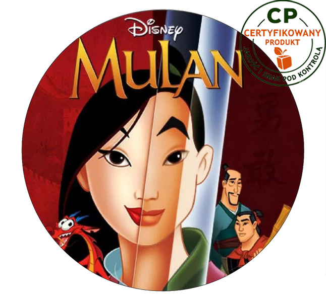 Opłatek na tort Mulan zdjęcie 1