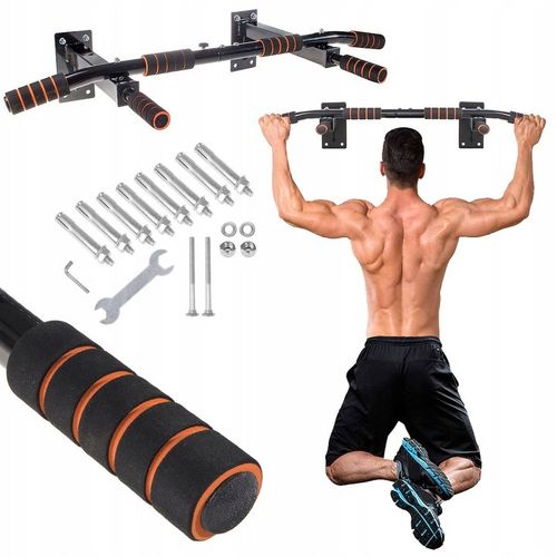 DRĄŻEK DO PODCIĄGANIA WZMOCNIONY PRO ĆWICZEŃ ŚCIENNY 250 KG MULTI CHWYT na Arena.pl