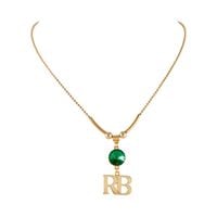 naszyjnik z kryształkiem primero i zawieszką rb (c25/jes/80au)