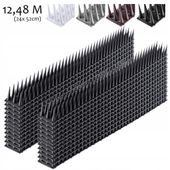 KOLCE NA PTAKI GOŁĘBIE PLASTIKOWE 24szt 12,48m