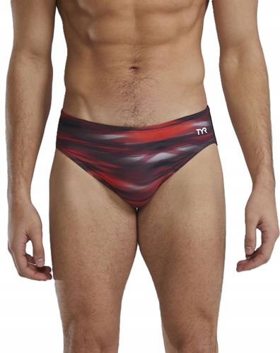 Kąpielówki męskie slipy kąpielowe na basen TYR Brief Technowave rozm.D5|M na Arena.pl