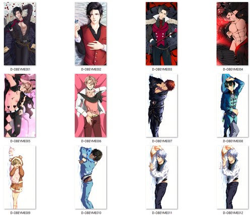 Dakimakura Obey Me! DO WYBORU 60x30 na Arena.pl