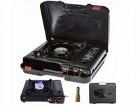 Kuchenka turystyczna w walizce + naczynia turystyczne prezent dla turysty