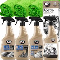 K2 ZESTAW KOSMETYKI DO PIELĘGNACJI CZYSZCZENIA SAMOCHODOWE AUTA SAMOCHODU