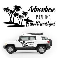 NAKLEJKA NA BOK AUTA KAMPER przyczepę kempingową camper auto samochód 120cm