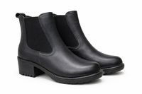 Cholewiński buty botki damskie r. 37 skóra skórzane czarne wsuwane