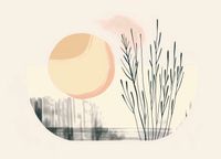 Plakat 18x13cm Pastelowy Wschód