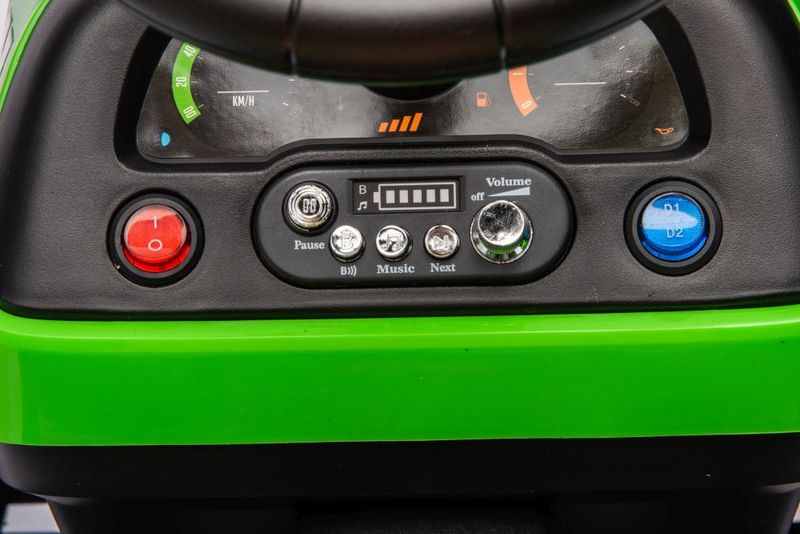Traktor Na Akumulator BBH-030 Zielony zdjęcie 14