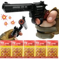 Pistolet Metalowy Hukowy Na Kapiszony Spłonkę Kapiszon + Gratis 5x 360szt