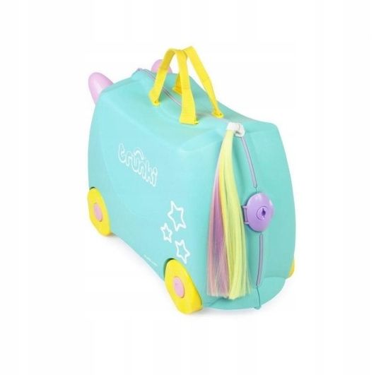 Trunki Jeżdżąca walizeczka Trunki - Jednorożec Una + naklejki zdjęcie 3