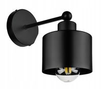 LAMPA KINKIET E27 ścienny stały loft metal KUBEK