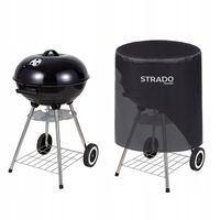 WODOODPORNY pokrowiec ogrodowy na grilla plandeka ochronna UV 71x71x56 etui