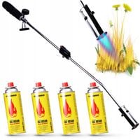 OPALARKA GAZOWA PALNIK 80cm WYPALARKA LIŚCI CHWASTÓW +4 GAZ ALPEN