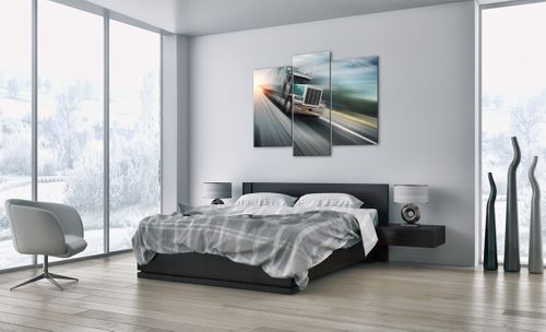 Obraz Na Płótnie - Ciężarówka Trasa - 130X100 Cm - Cb130X100-0182 na Arena.pl
