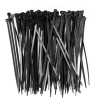 Opaski zaciskowe 100 szt. trytytki czarne 15 cm mocne trytki kablowe uniwersalne