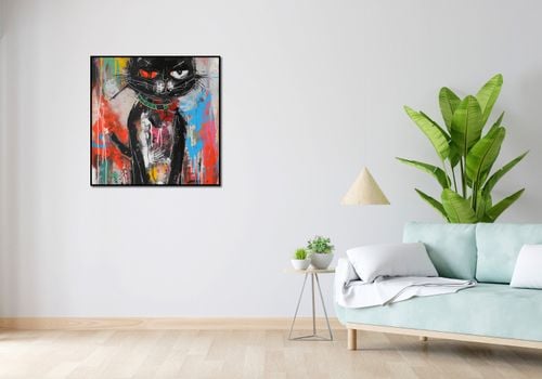 Plakat 80x80cm Gburowaty Kiciak na Arena.pl