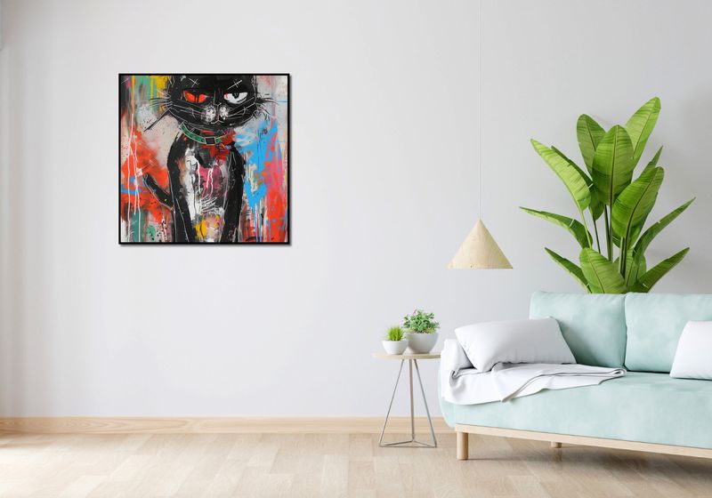 Plakat 80x80cm Gburowaty Kiciak zdjęcie 4