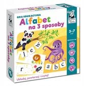GRA EDUKACYJNA ALFABET NA 3 SPOSOBY LITERY NAUKA CZYTANIA PREZENTY KAPITAN